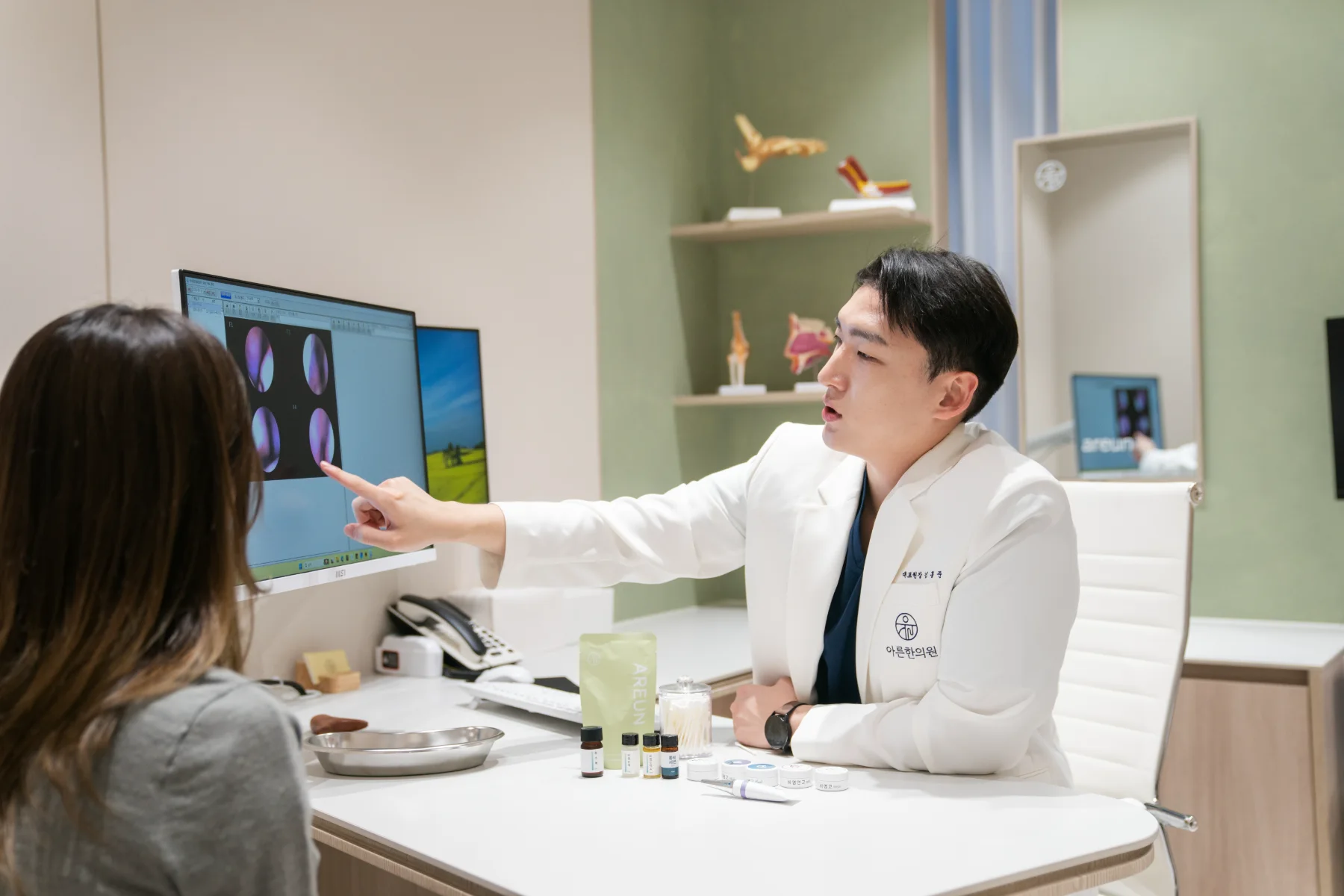 원내 치료 장면